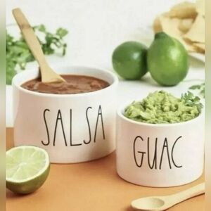 NIB Rae Dunn's Salsa + Guac serving Set